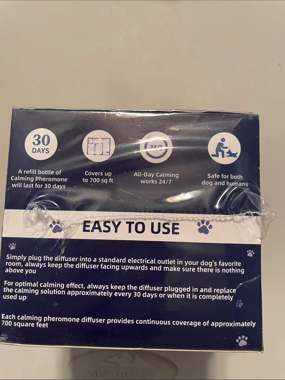 Dog Calming Pheromone Diffuser Kit - Blue/White